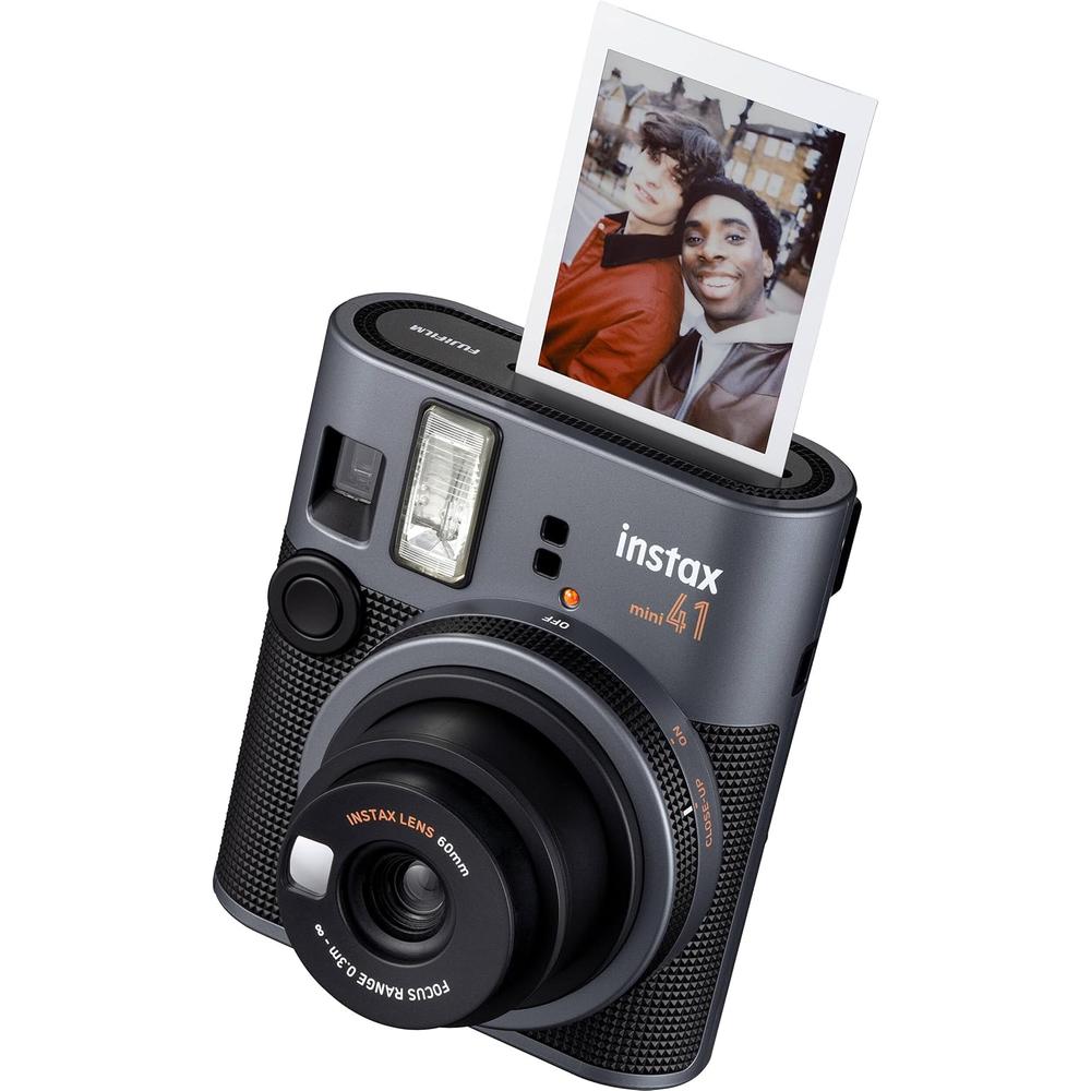 CÁMARA FUJIFILM INSTANTÁNEA INSTAX MINI 41 C/20 HOJAS ÁLBUM Y ESTUCHE SET 4 PZS | MARRÓN - 2