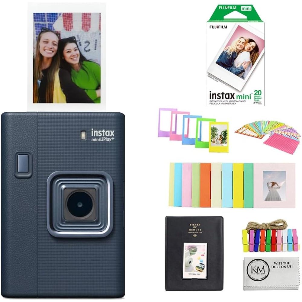 CÁMARA FUJIFILM HÍBRIDA INSTAX MINI LIPLAY+ KIT C/PELÍCULA Y ACC. - 1