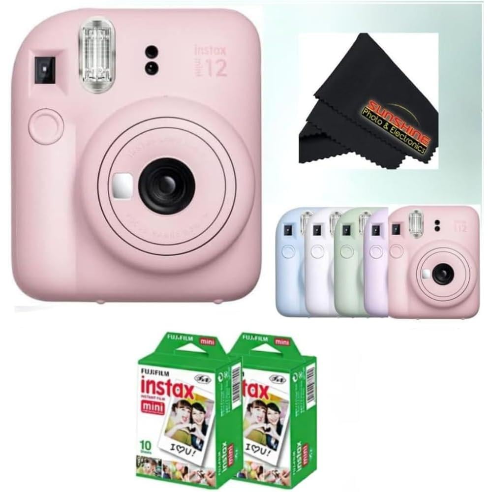 CÁMARA FUJIFILM INSTANTÁNEA INSTAX MINI 12 C/TWIN PACK - 1