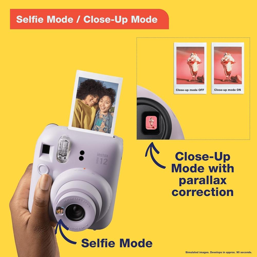 CÁMARA FUJIFILM INSTANTÁNEA INSTAX MINI 12 C/3 TWIN PACKS - 5