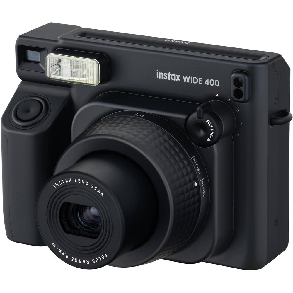 CÁMARA FUJIFILM INSTANTÁNEA INSTAX WIDE 400 C/20 HOJAS ESTUCHE Y ÁLBUM SET 4 PZS | NEGRO - 3