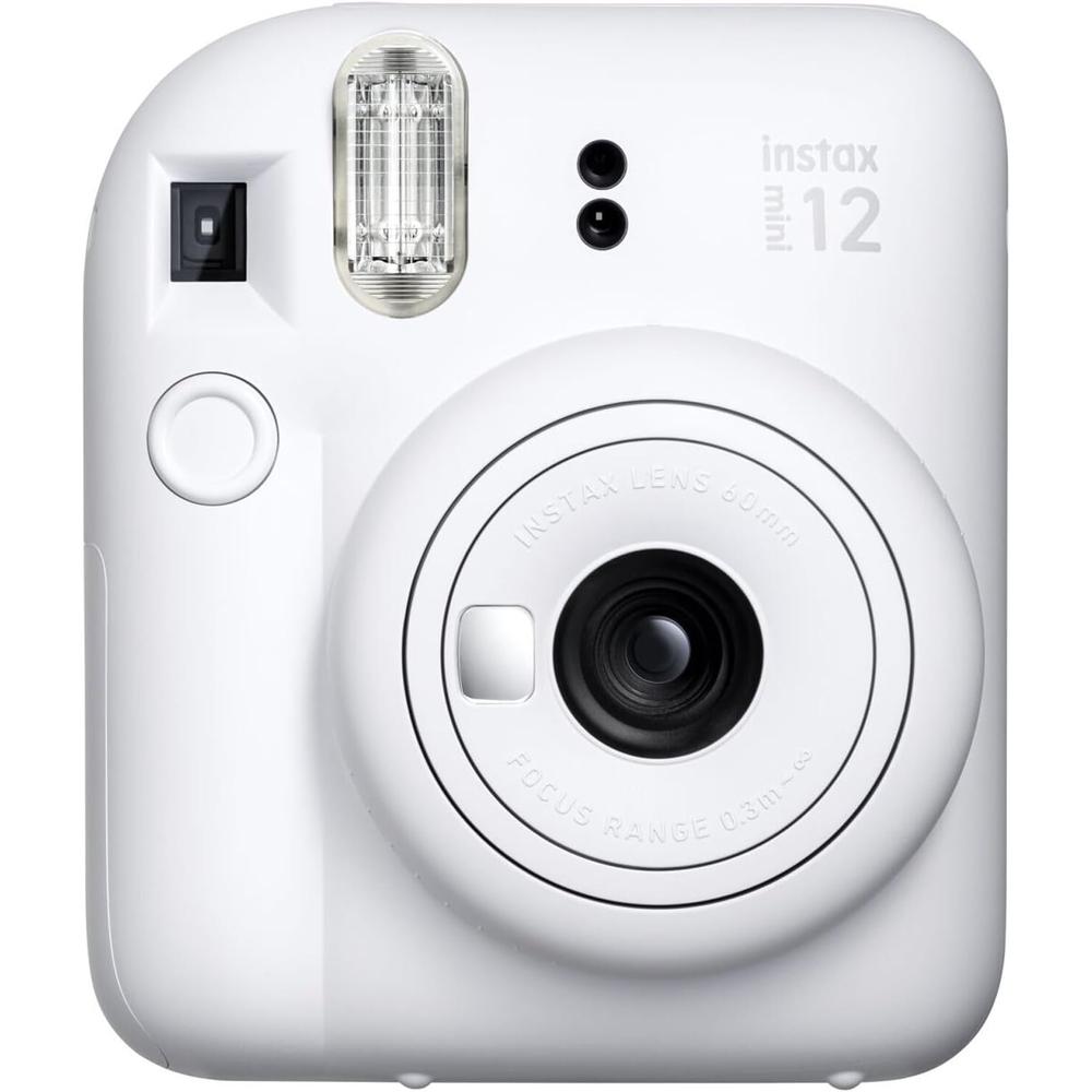 CÁMARA FUJIFILM INSTANTÁNEA INSTAX MINI 12 C/20 HOJAS ESTUCHE Y ACC. SET 4 PZS | BLANCO CLAY - 3