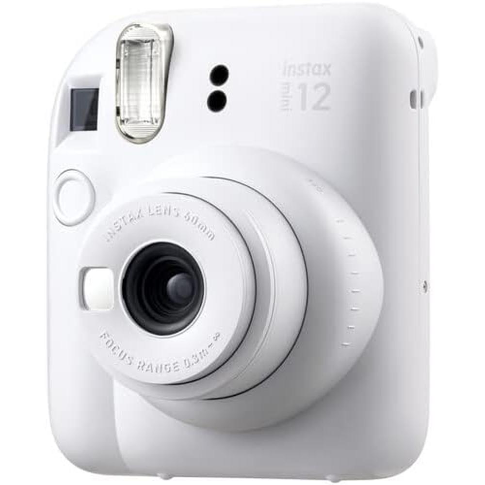 CÁMARA FUJIFILM INSTANTÁNEA INSTAX MINI 12 C/20 HOJAS ESTUCHE Y ACC. SET 4 PZS | BLANCO CLAY - 4