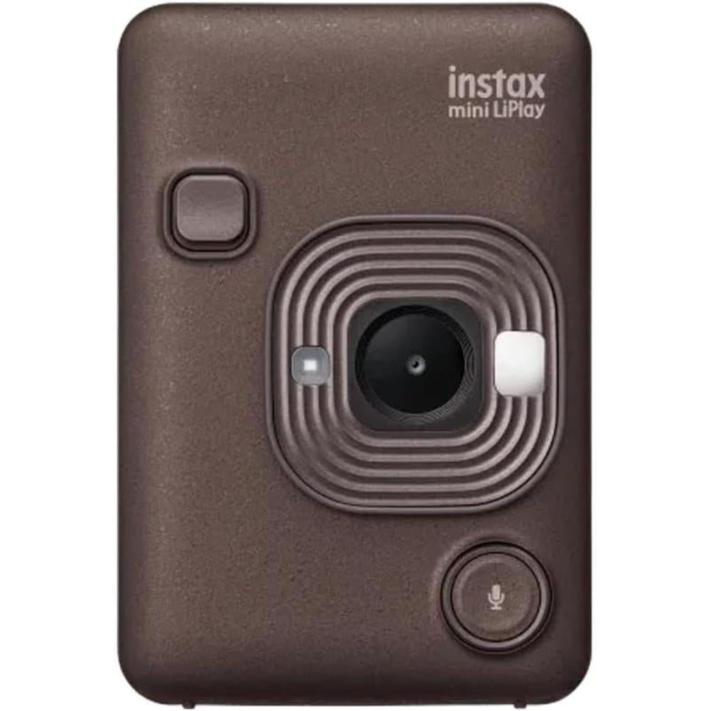 CÁMARA FUJIFILM HÍBRIDA INSTAX MINI LIPLAY C/20 HOJAS ÁLBUM STICKERS Y PAÑO SET 5 PZS | BRONCE DEEP - 2