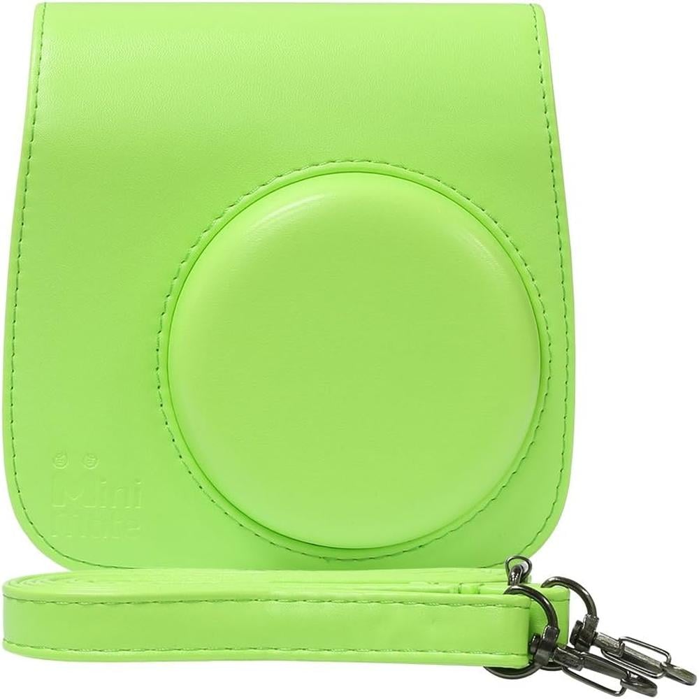 CÁMARA FUJIFILM INSTANTÁNEA INSTAX MINI 9 C/50 HOJAS ESTUCHE Y ÁLBUM FLAMINGO SET 4 PZS | VERDE LIMA - 2