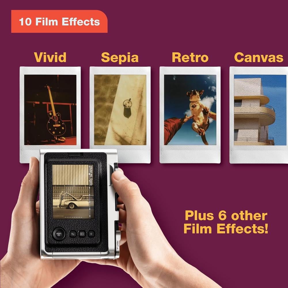 CÁMARA FUJIFILM HÍBRIDA INSTAX MINI EVO | NEGRO - 3