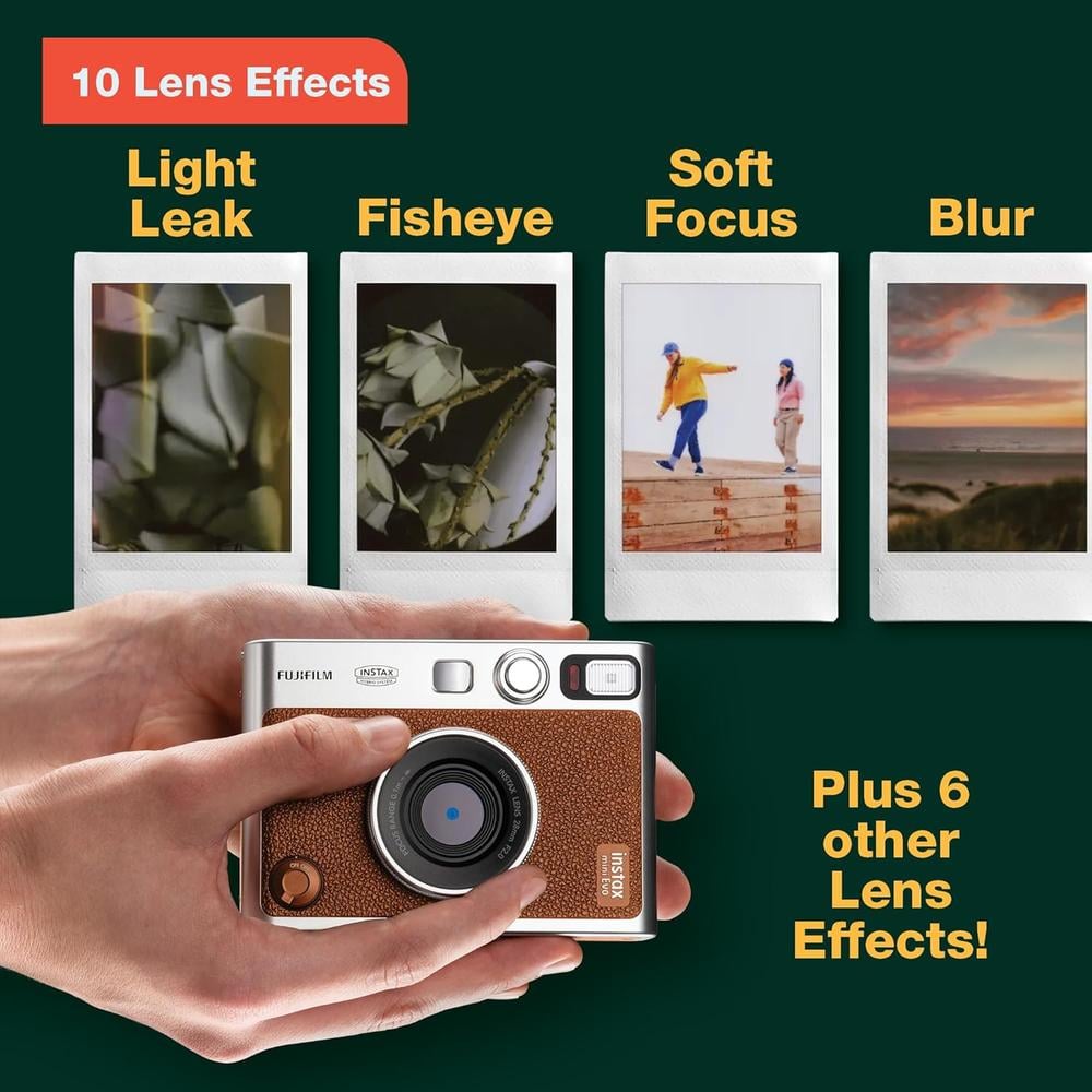 CÁMARA FUJIFILM HÍBRIDA INSTAX MINI EVO | NEGRO - 4