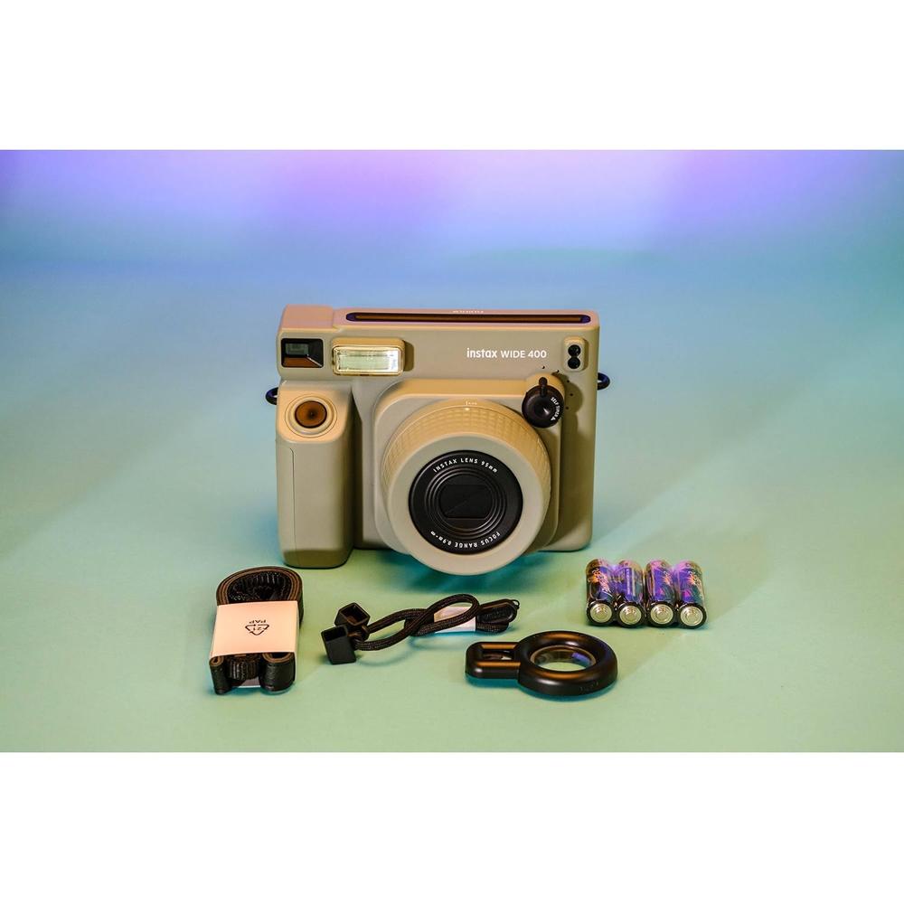 CÁMARA FUJIFILM INSTANTÁNEA INSTAX WIDE 400 C/20 HOJAS ESTUCHE Y ÁLBUM SET 4 PZS | VERDE - 5
