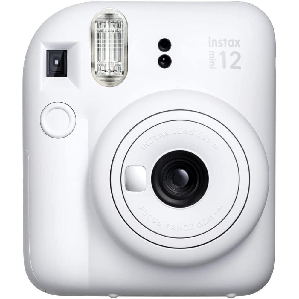 CÁMARA FUJIFILM INSTANTÁNEA INSTAX MINI 12 C/40 HOJAS ESTUCHE ÁLBUM Y ACC. SET 5 PZS | BLANCO CLAY - 4