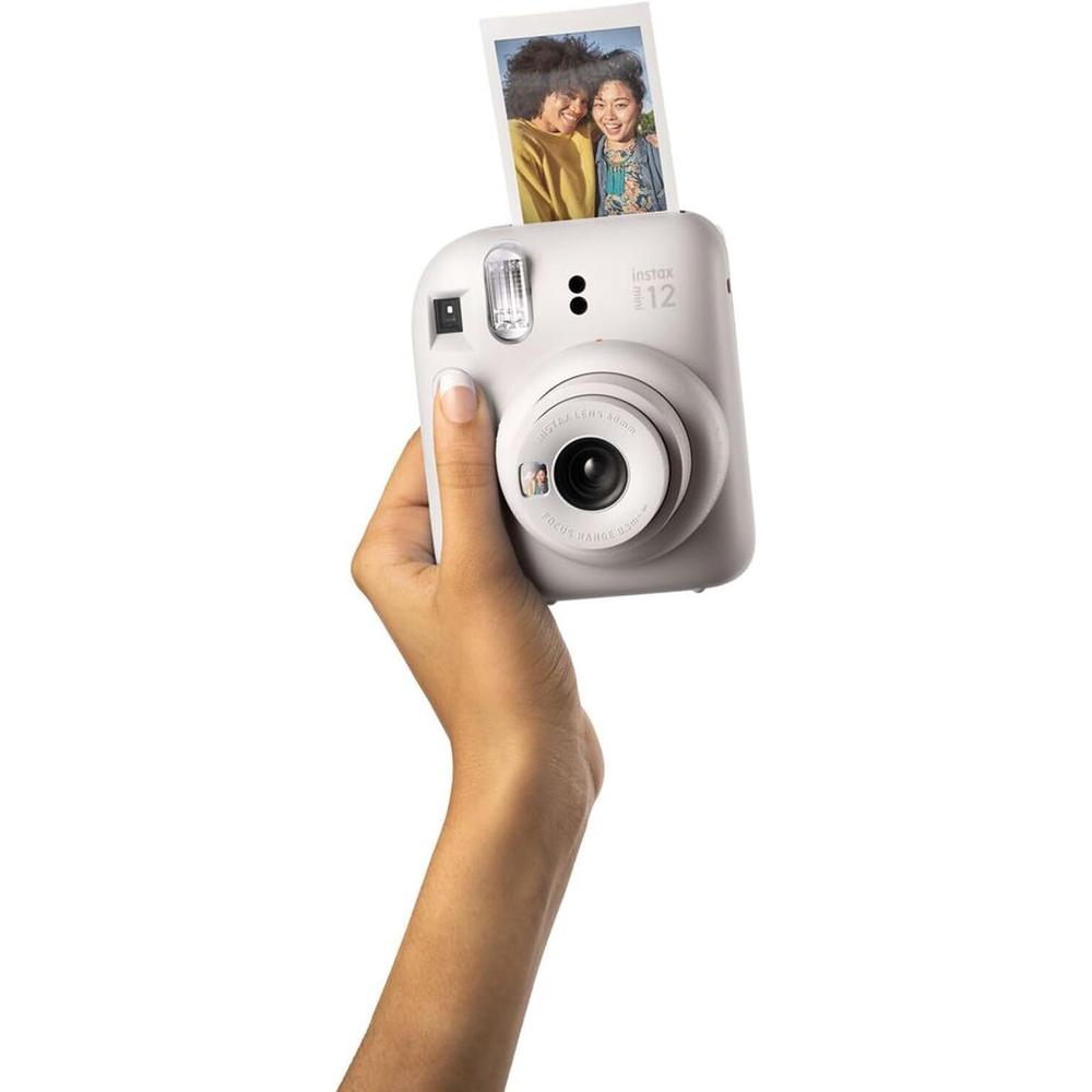 CÁMARA FUJIFILM INSTANTÁNEA INSTAX MINI 12 C/20 HOJAS ESTUCHE MINIMATE SET 3 PZS | BLANCO CLAY - 6