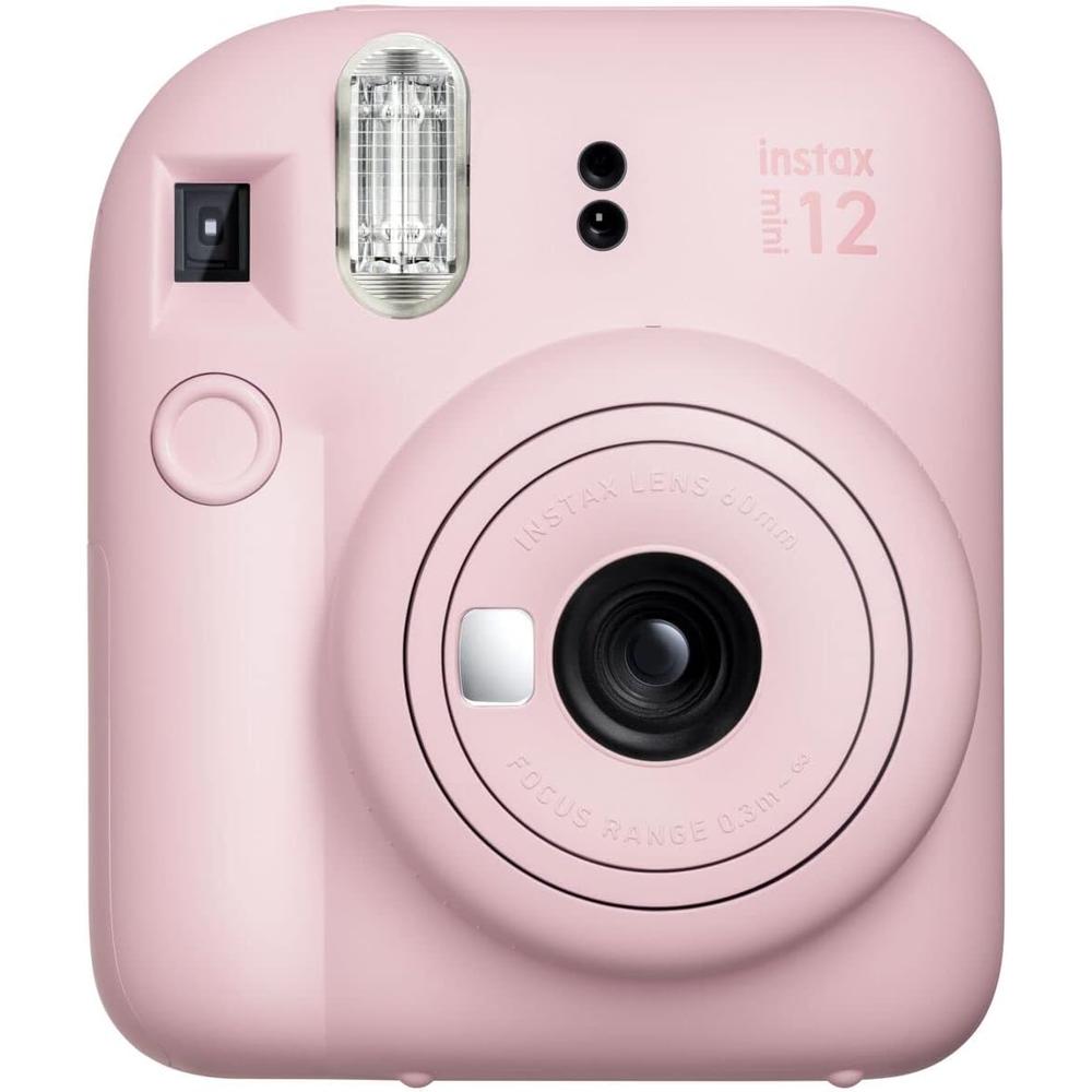 CÁMARA FUJIFILM INSTANTÁNEA INSTAX MINI 12 C/30 HOJAS ESTUCHE ÁLBUM Y ACC. SET 6 PZS | ROSA BLOSSOM - 2