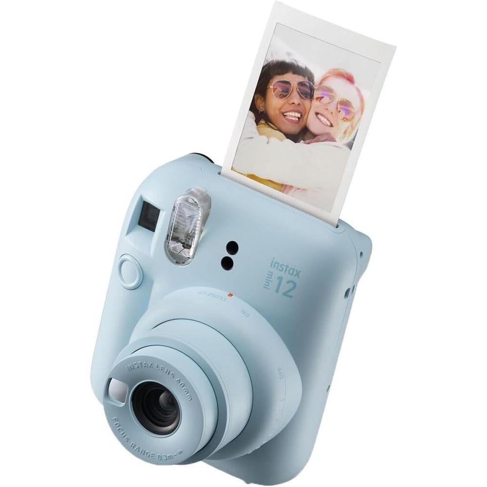 CÁMARA FUJIFILM INSTANTÁNEA INSTAX MINI 12 C/20 EXP. ESTUCHE Y ACC. SET 5 PZS | AZUL PASTEL - 5