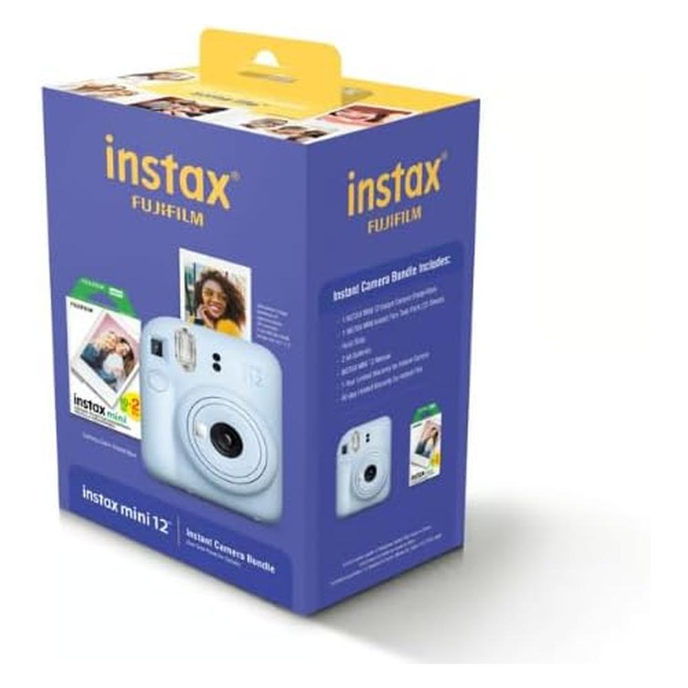 CÁMARA FUJIFILM INSTANTÁNEA INSTAX MINI 12 C/20 HOJAS SET 2 PZS | AZUL - 3