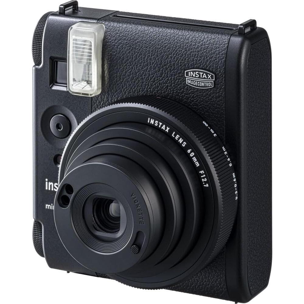 CÁMARA FUJIFILM INSTANTÁNEA INSTAX MINI 99 C/20 HOJAS Y PAÑO SET 3 PZS | NEGRO - 6