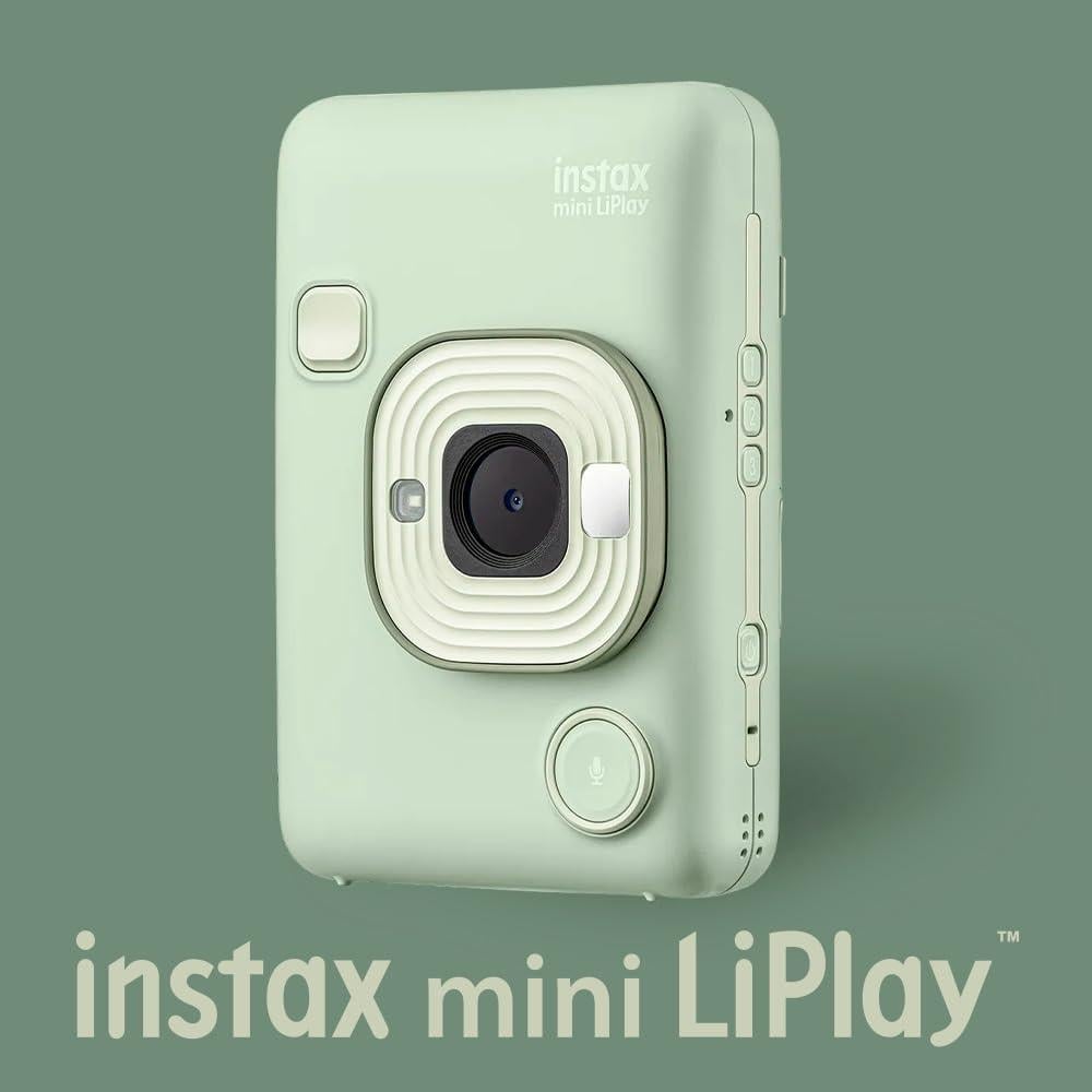 CÁMARA FUJIFILM HÍBRIDA INSTAX MINI LIPLAY C/20 EXP. Y KIT ACC. SET 3 PZS | VERDE MATCHA - 2