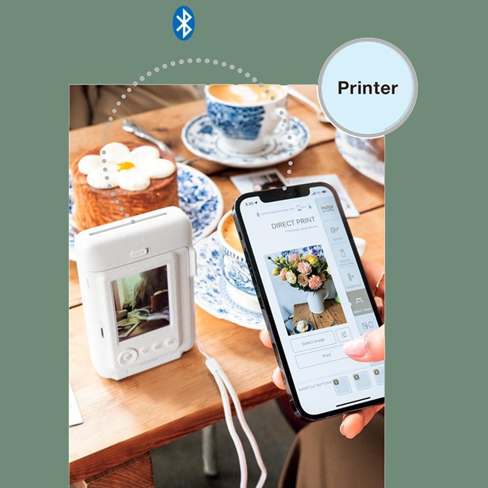 CÁMARA FUJIFILM HÍBRIDA INSTAX MINI LIPLAY C/20 EXP. Y KIT ACC. SET 3 PZS | VERDE MATCHA - 4
