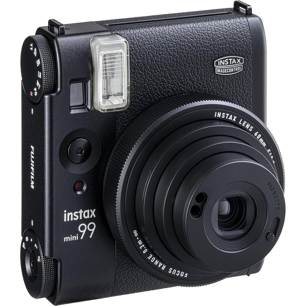 CÁMARA FUJIFILM INSTANTÁNEA INSTAX MINI 99 C/20 HOJAS ESTUCHE Y ACC. SET 4 PZS | NEGRO - 4