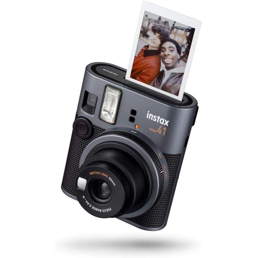 CÁMARA FUJIFILM INSTANTÁNEA INSTAX MINI 41 C/20 EXP. 4 PILAS AA ÁLBUM Y ACC. SET 7 PZS | NEGRO - 3