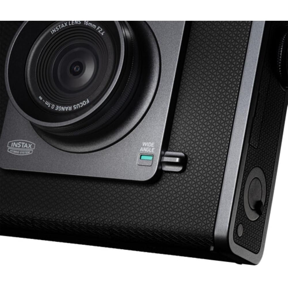 CÁMARA FUJIFILM HÍBRIDA INSTAX WIDE EVO C/20 EXP. ÁLBUM MARCOS Y PAÑO SET 5 PZS | NEGRO - 6