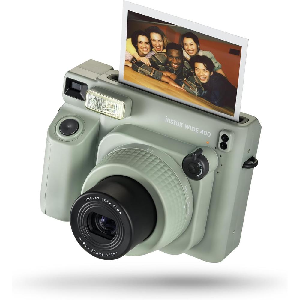 CÁMARA FUJIFILM INSTANTÁNEA INSTAX WIDE 400 C/2 TWIN PACKS SET 3 PZS | VERDE SAGE - 3