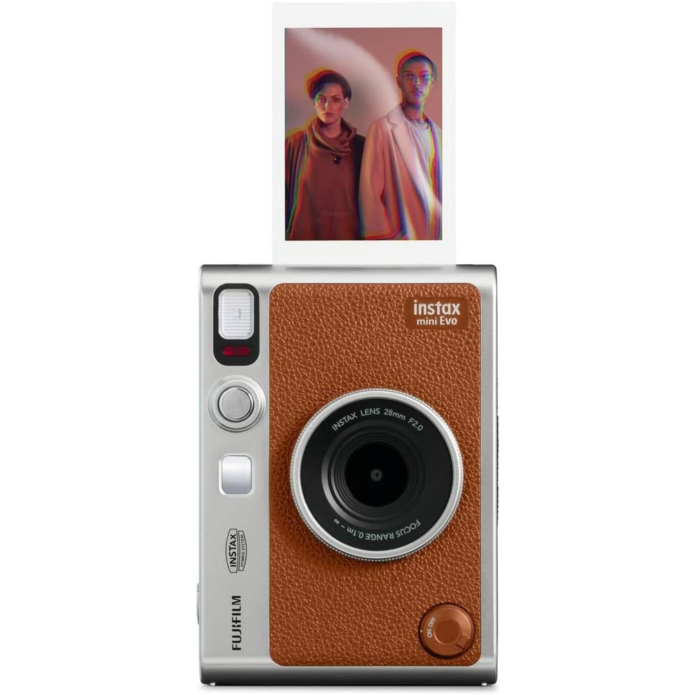 CÁMARA FUJIFILM HÍBRIDA INSTAX MINI EVO | MARRÓN - 1