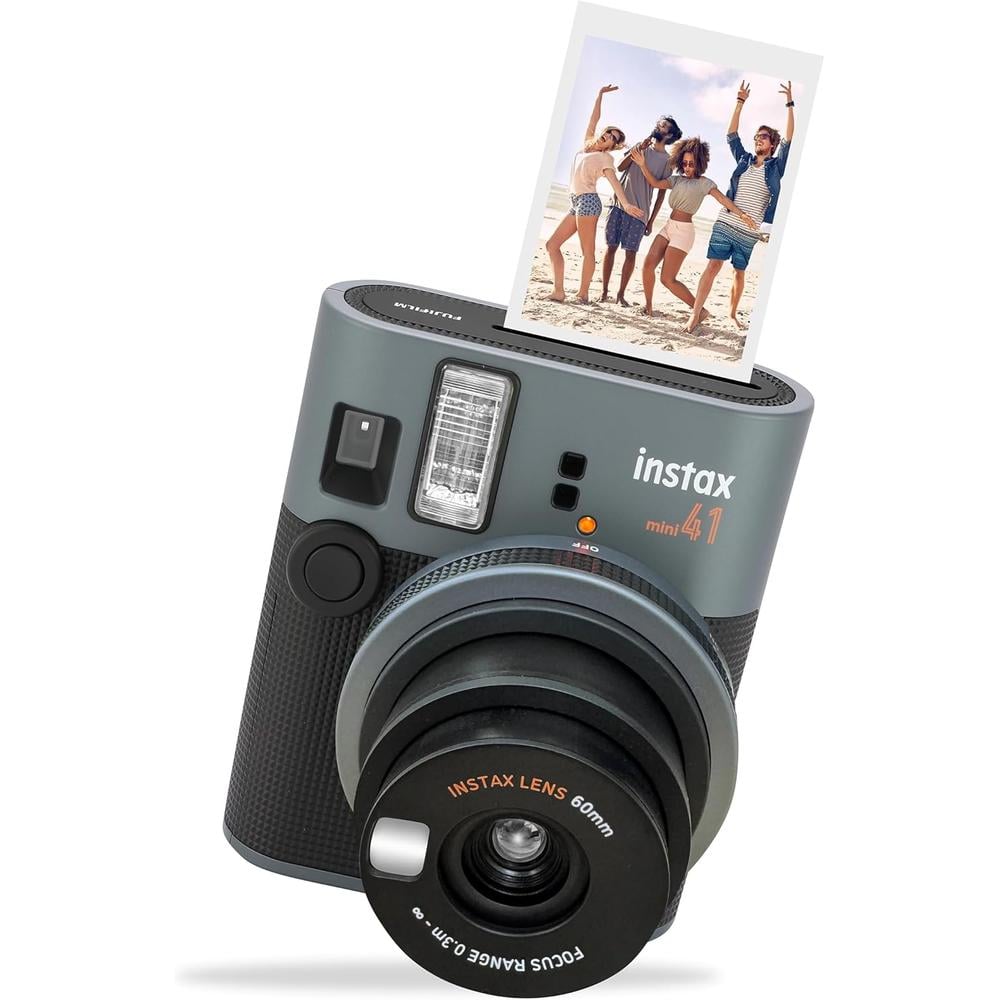 CÁMARA FUJIFILM INSTANTÁNEA INSTAX MINI 41 C/20 EXP. ESTUCHE ÁLBUM Y PAÑO SET 5 PZS - 2