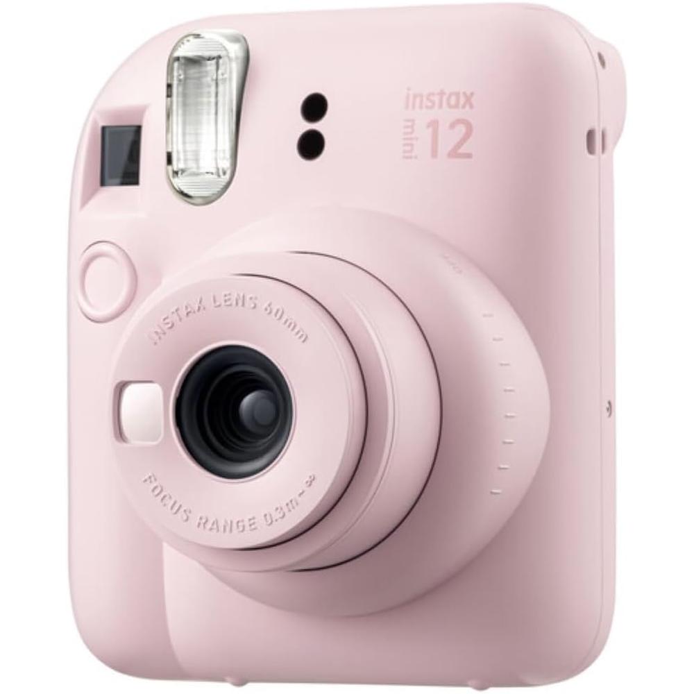 CÁMARA FUJIFILM INSTANTÁNEA INSTAX MINI 12 C/ACC. Y PAÑO SET 3 PZS | ROSA BLOSSOM - 3
