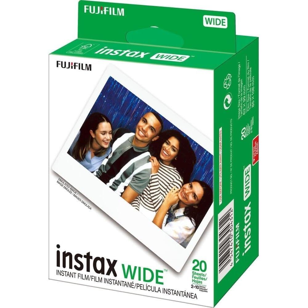 CÁMARA FUJIFILM INSTANTÁNEA INSTAX WIDE 400 C/20 EXP. ESTUCHE ÁLBUM Y ACC. SET 5 PZS | VERDE SAGE - 3