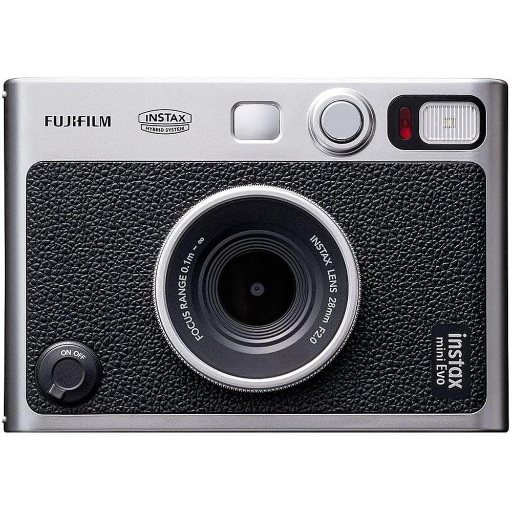 CÁMARA FUJIFILM HÍBRIDA INSTAX MINI EVO C/20 EXP. BOLSO Y MEMORIA MICRO SD SET 4 PZS | NEGRO - 4