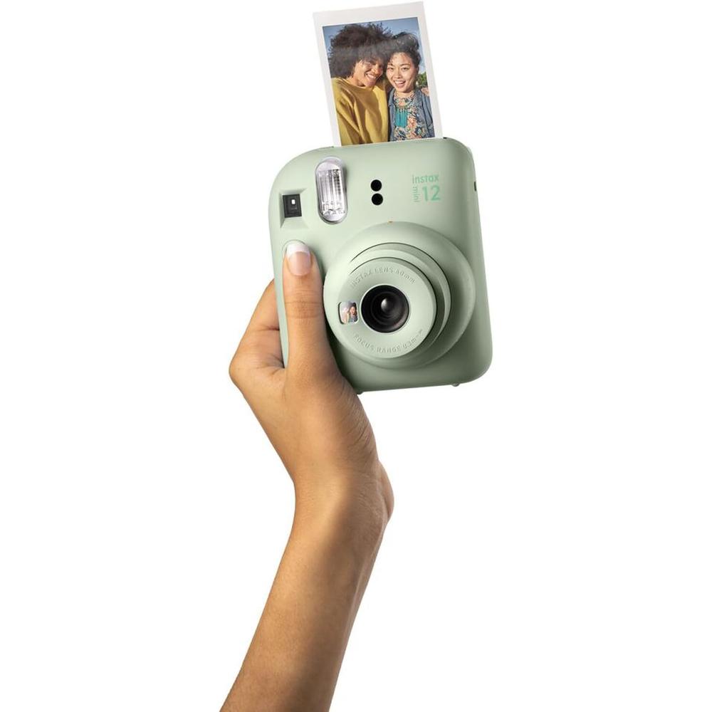 CÁMARA FUJIFILM INSTANTÁNEA INSTAX MINI 12 C/20 HOJAS ESTUCHE MINIMATE SET 3 PZS | VERDE MENTA - 6