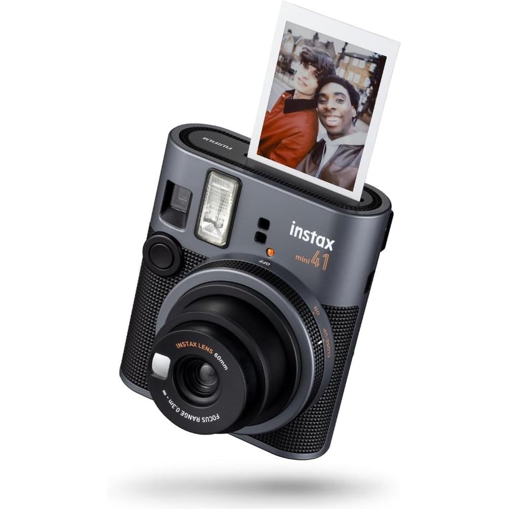 CÁMARA FUJIFILM INSTANTÁNEA INSTAX MINI 41 C/1 TWIN PACK SET 2 PZS | NEGRO - 2