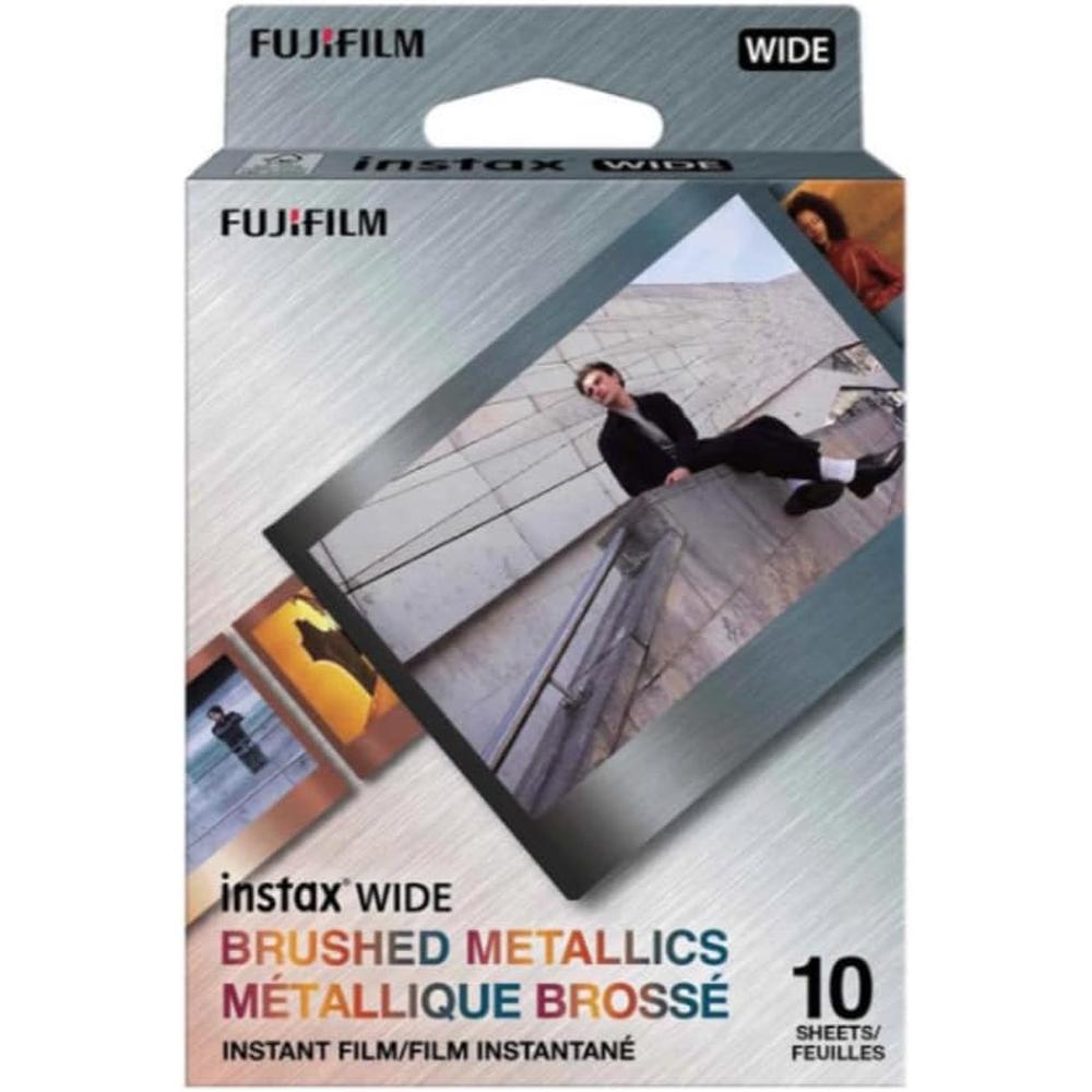 CÁMARA FUJIFILM HÍBRIDA INSTAX WIDE EVO C/30 EXP ÁLBUM MARCOS Y PAÑO SET 5 PZS | NEGRO - 6