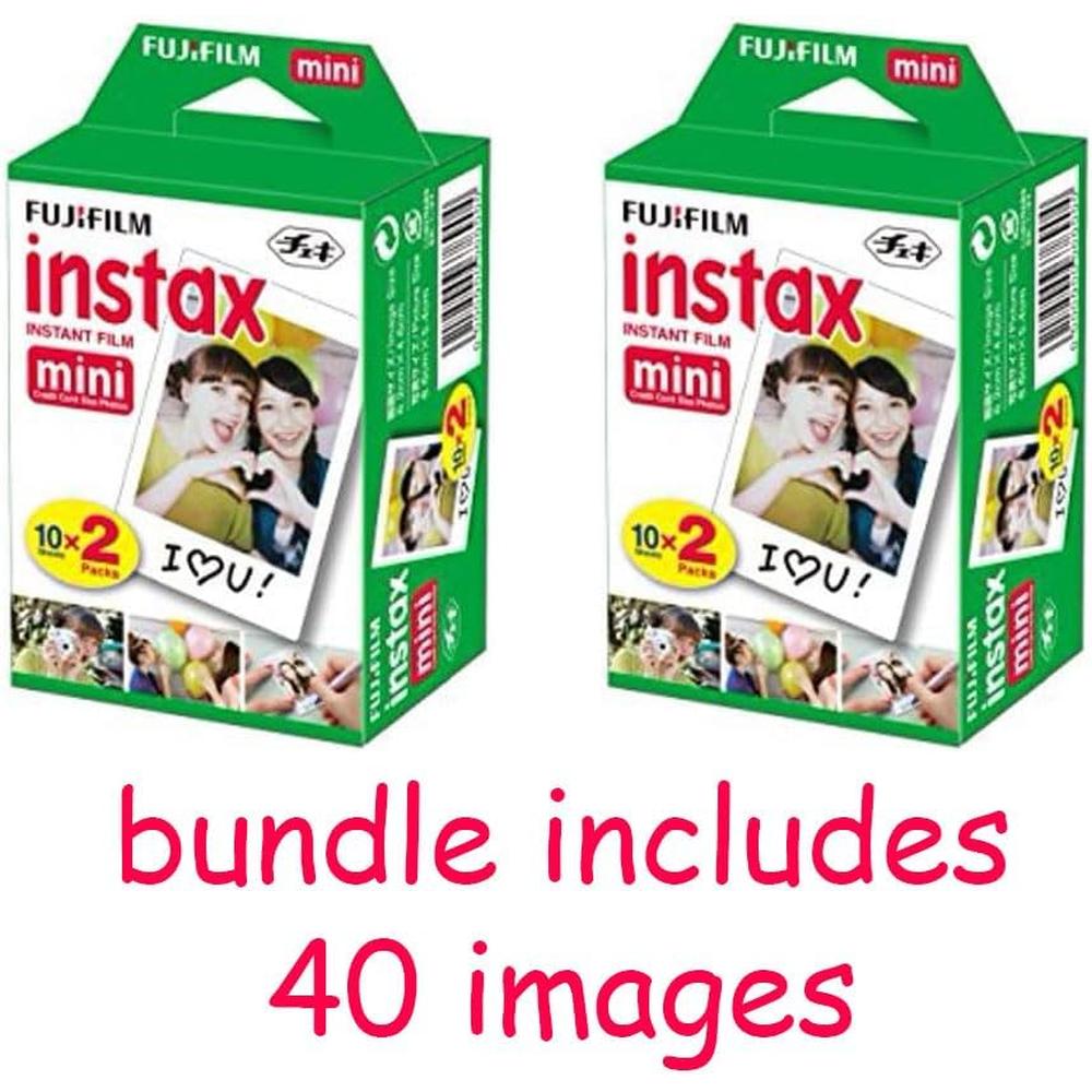 CÁMARA FUJIFILM INSTANTÁNEA INSTAX MINI 12 C/40 HOJAS ESTUCHE GALAXY ÁLBUM Y STICKERS SET 5 PZS | AZUL PASTEL - 4