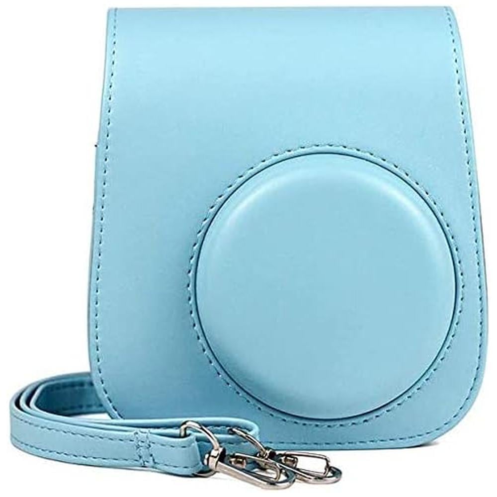 CÁMARA FUJIFILM INSTANTÁNEA INSTAX MINI 12 C/20 HOJAS ESTUCHE PRO Y MARCOS MAGNÉTICOS SET 4 PZS | AZUL PASTEL - 3