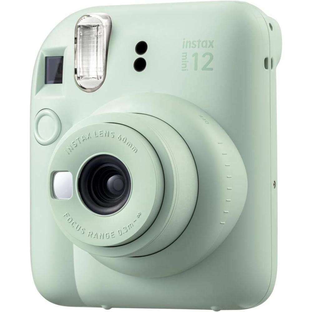 CÁMARA FUJIFILM INSTANTÁNEA INSTAX MINI 12 C/80 HOJAS ESTUCHE Y ACC. SET 4 PZS | VERDE MENTA - 4