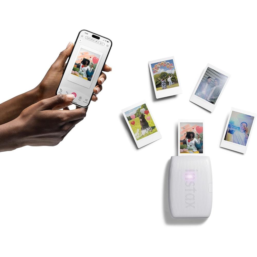 CÁMARA DIGITAL FUJIFILM X HALF IMPRESORA INSTAX MINI LINK 3 WHITE PAÑO MICROFIBRA 20 HOJAS - SET 4 PZS - 5