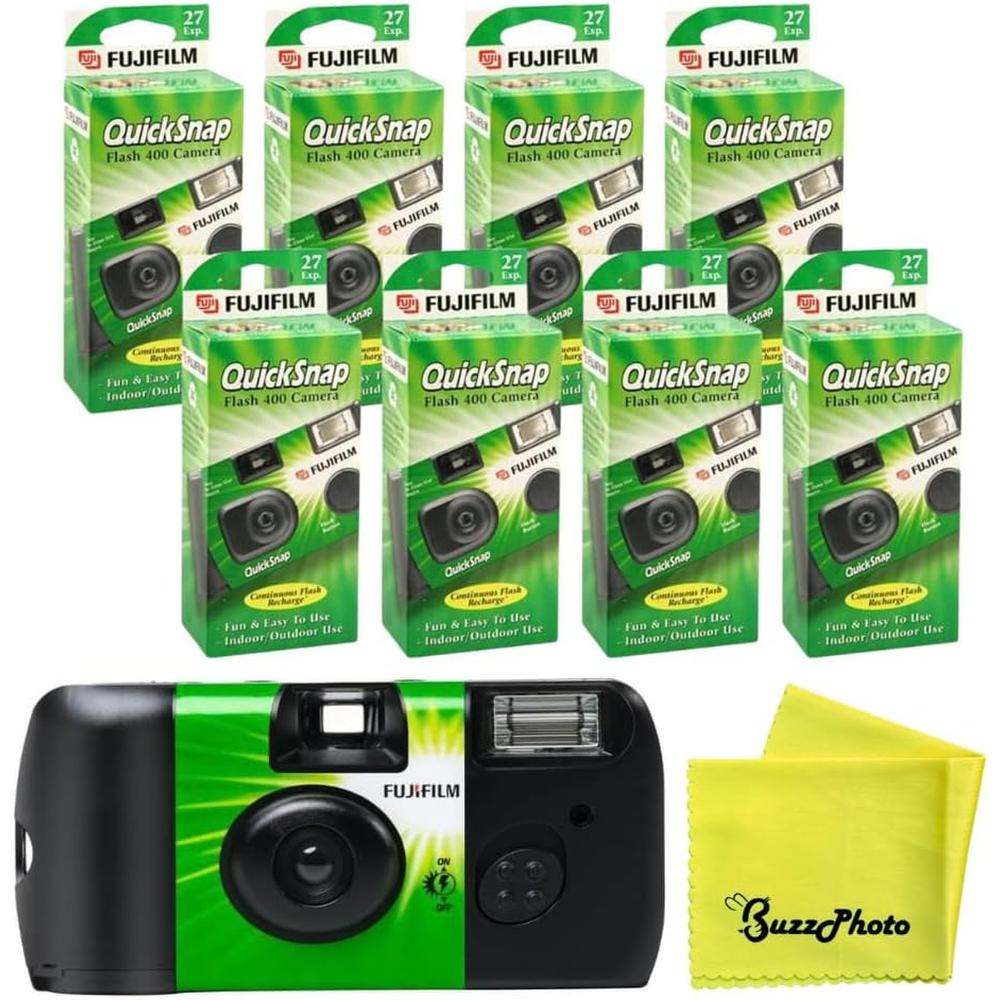 CÁMARA DESECHABLE FUJIFILM QUICKSNAP FLASH 400 35MM - PACK 8 PZS - 3