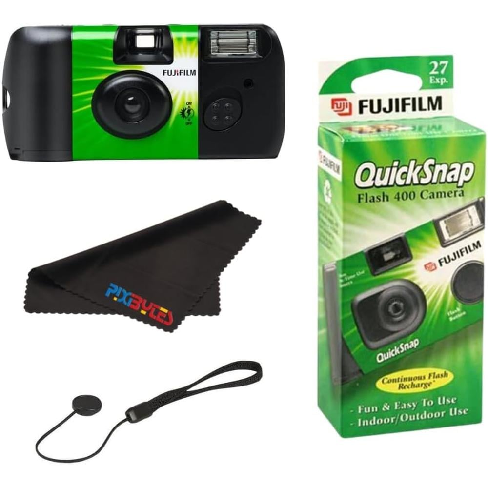 CÁMARA DESECHABLE FUJIFILM QUICKSNAP FLASH 400 TAPA PROTECTORA - 1