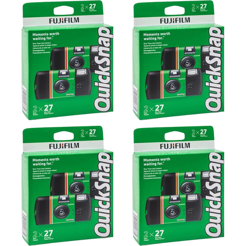 CÁMARA DESECHABLE FUJIFILM QUICKSNAP FLASH 400 35MM NV - PACK 8 PZS - 1
