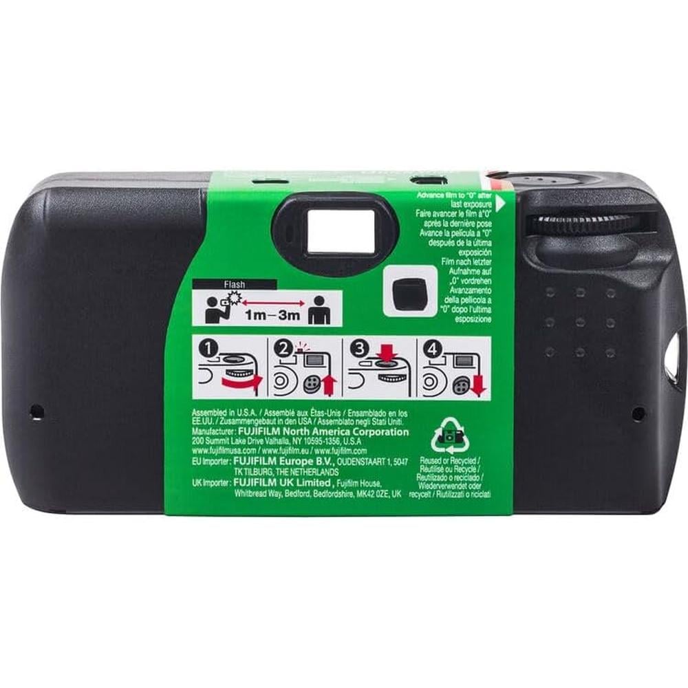 CÁMARA DESECHABLE FUJIFILM QUICKSNAP FLASH 400 35MM NV PAÑO MICROFIBRA - SET 2 PZS - 4