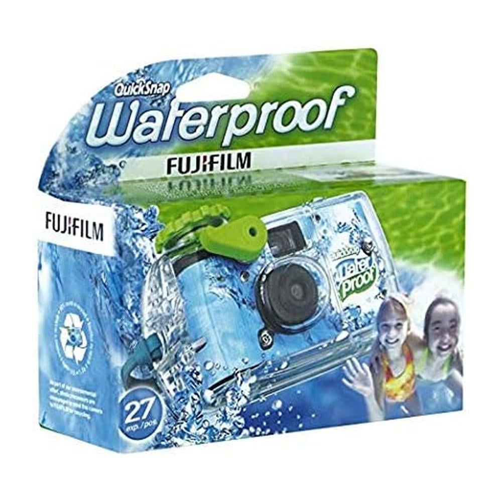 CÁMARA DESECHABLE FUJIFILM QUICKSNAP 800 RESISTENTE AL AGUA 35MM PAÑO MICROFIBRA - PACK 2 PZS - 2