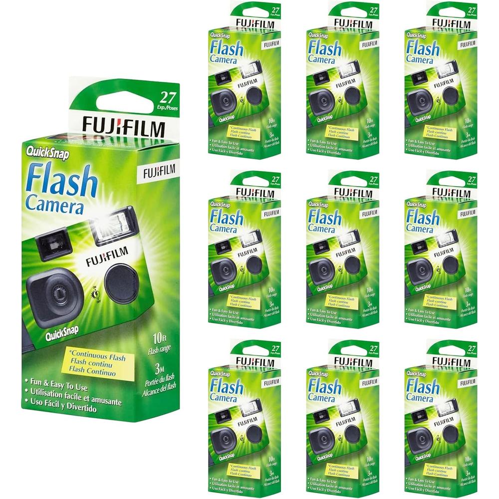 CÁMARA DESECHABLE FUJIFILM QUICKSNAP FLASH 400 35MM - PACK 10 PZS - 1