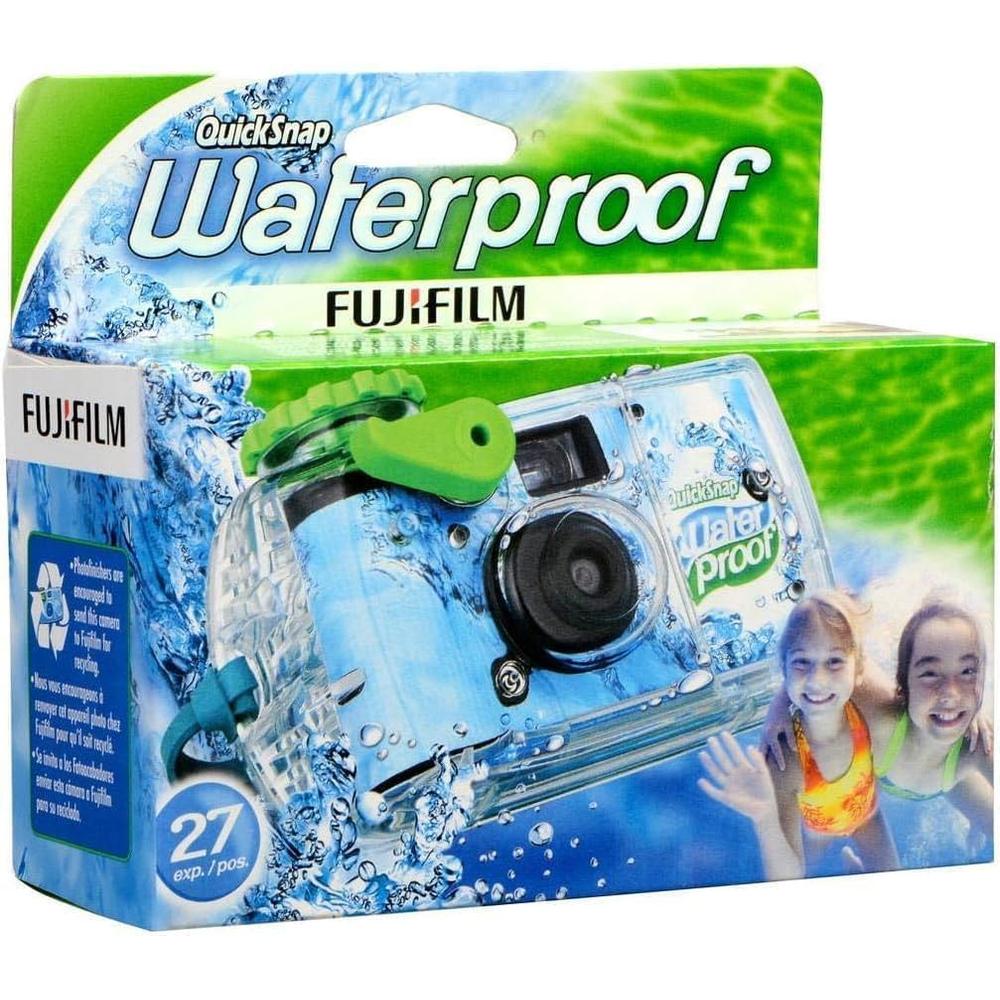 CÁMARA DESECHABLE FUJIFILM QUICKSNAP RESISTENTE AL AGUA 35MM USB SANDISK 32GB PAÑO MICROFIBRA - SET 10 PZS - 3
