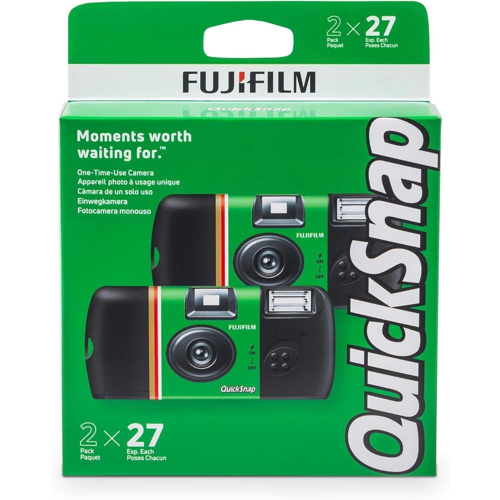 CÁMARA DESECHABLE FUJIFILM QUICKSNAP FLASH 400 NV - PACK 2 PZS - 1