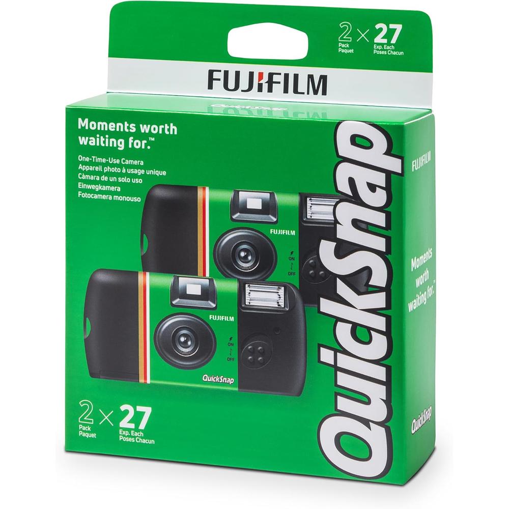 CÁMARA DESECHABLE FUJIFILM QUICKSNAP FLASH 400 NV - PACK 2 PZS - 2
