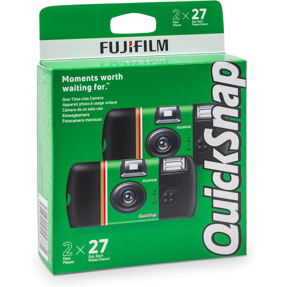 CÁMARA DESECHABLE FUJIFILM QUICKSNAP FLASH 400 NV - PACK 2 PZS - 3
