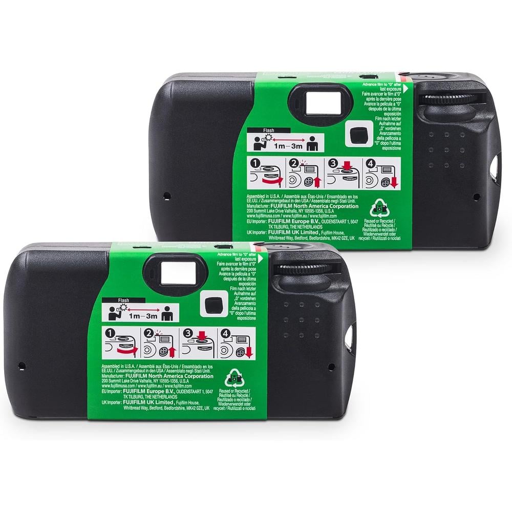 CÁMARA DESECHABLE FUJIFILM QUICKSNAP FLASH 400 NV - PACK 2 PZS - 6