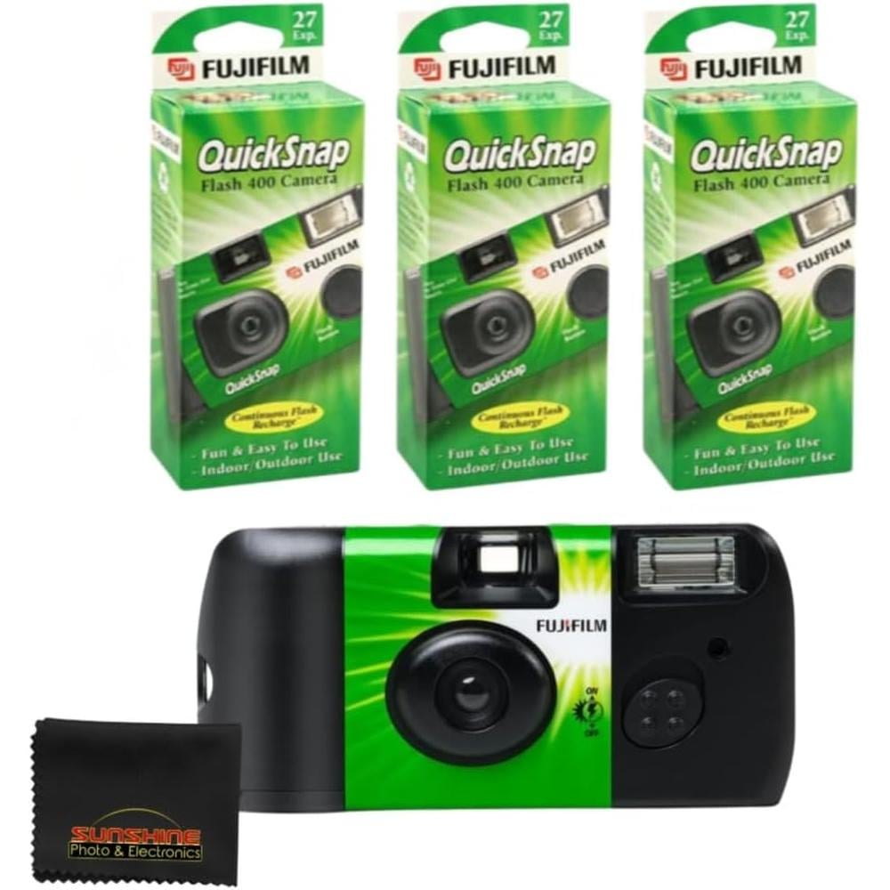 CÁMARA DESECHABLE FUJIFILM QUICKSNAP FLASH 400 - PACK 3 PZS - 1