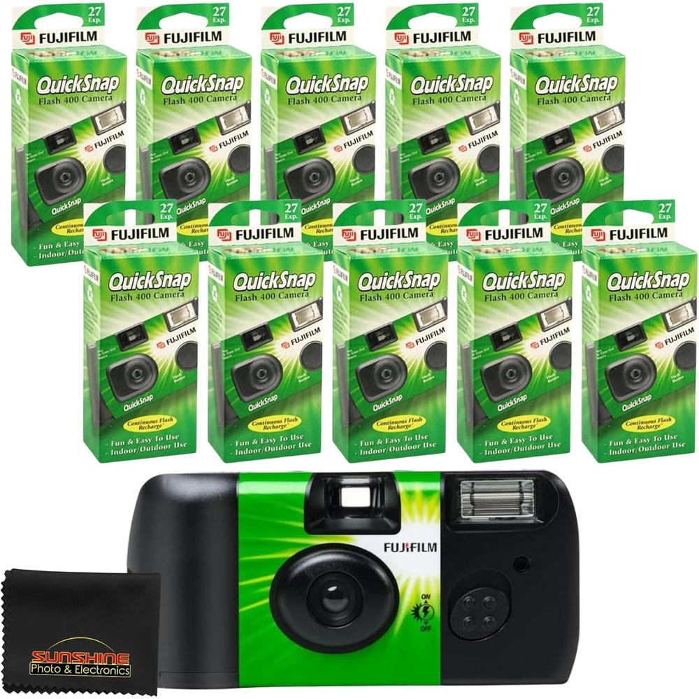 CÁMARA DESECHABLE FUJIFILM QUICKSNAP FLASH 400 - PACK 10 PZS - 1