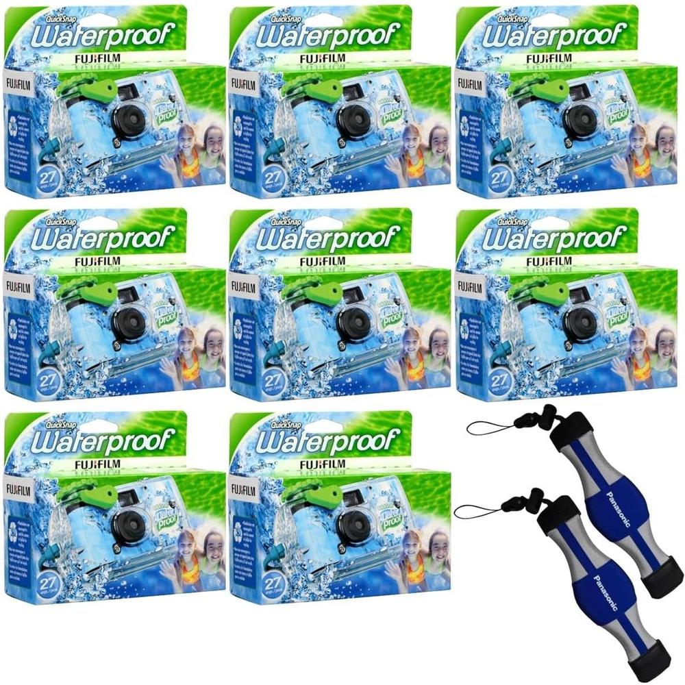 CÁMARA DESECHABLE FUJIFILM QUICKSNAP 800 RESISTENTE AL AGUA 35MM CORREA FLOTANTE PANASONIC - PACK 8 PZS - 1